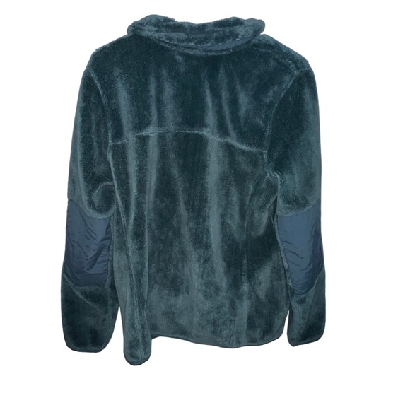 L.L.Bean Teal Hi-Pile Fleece Jacket - Picture 2 of 5